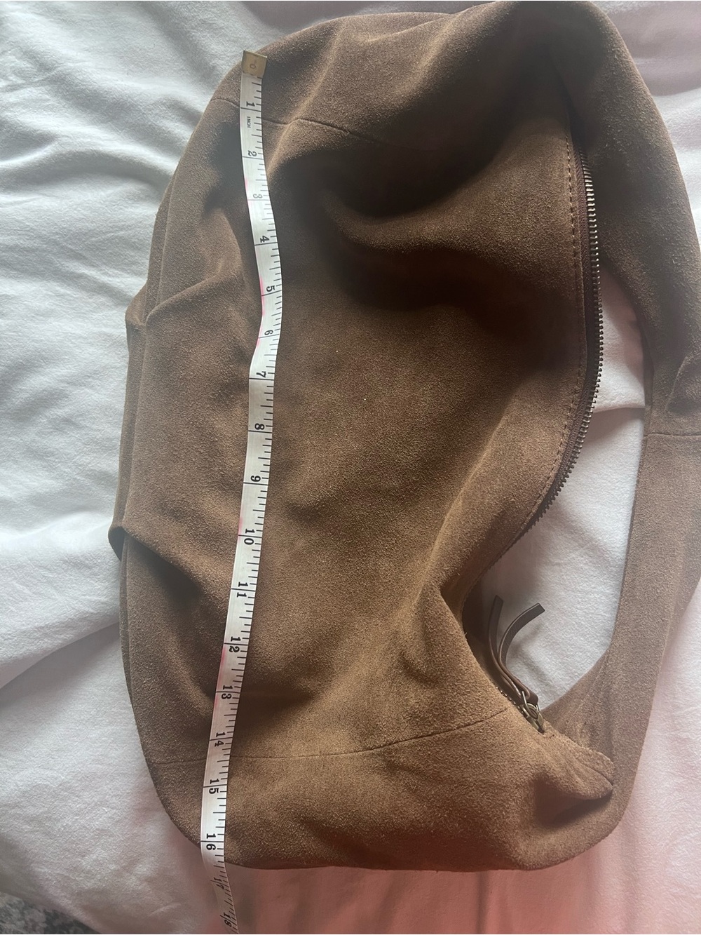 Asos Brown women hobo Suede bag